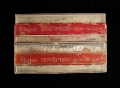 Curiosities - Artificial teeth, Italy, reverse