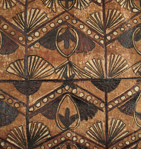 Designer Gallery - Tapa cloth, Samoa, detail