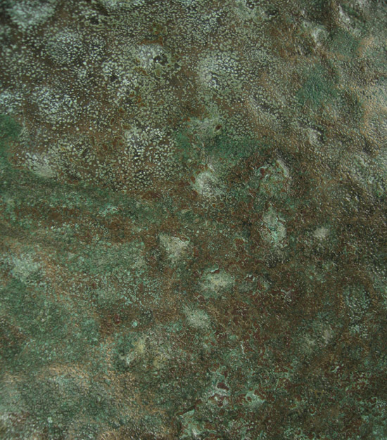 Designer Gallery - Bronze gong, Vietnam, close-up