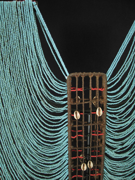 Designer Gallery - Beaded top, Dinka, Sudan, detail