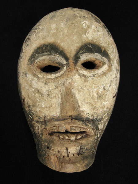Indonesian Tribal Art - Wood mask, Sarawak, Borneo