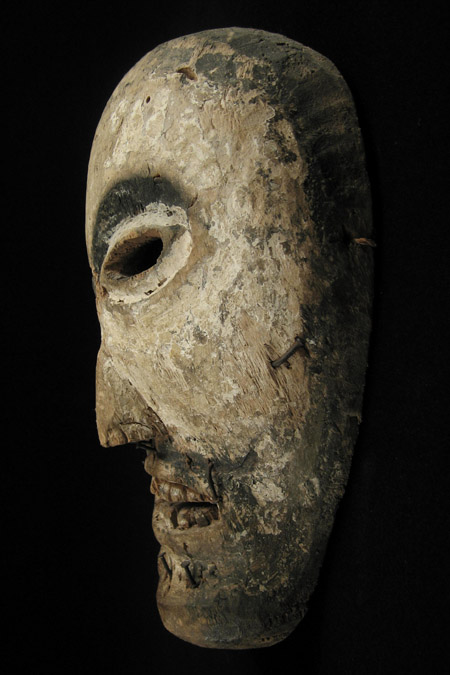 Indonesian Tribal Art - Wood mask, Sarawak, Borneo, right