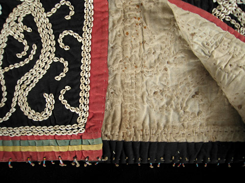 Indonesian Tribal Art - Vest, Iban Dayak, Borneo, detail