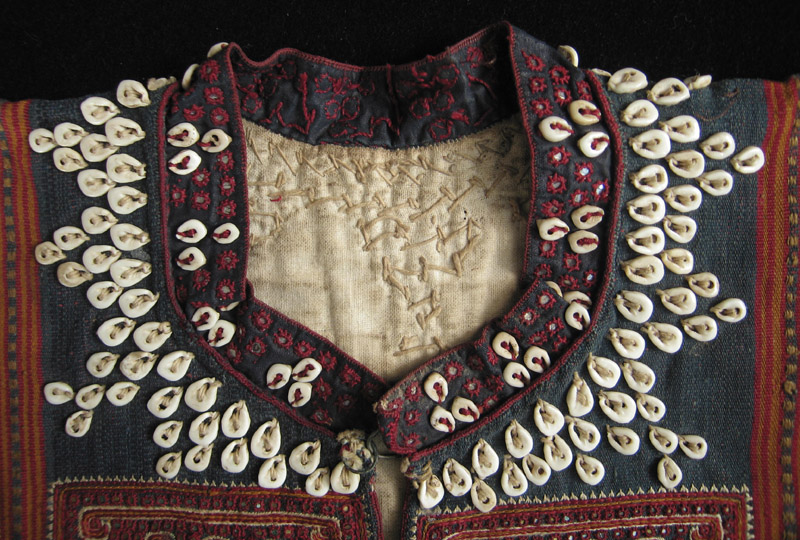 Indonesian Tribal Art - Jacket, Kauer people, Sumatra, neck