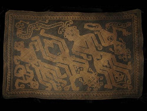 Indonesian Tribal Art - Rattan mat, Dayak, Borneo