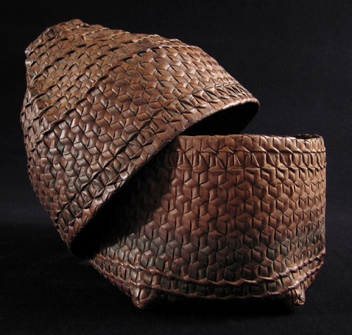 Indonesian Tribal Art - Storage basket, Timor, open