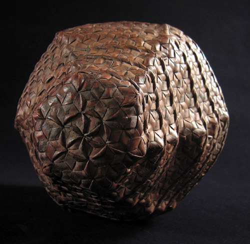 Indonesian Tribal Art - Storage basket, Timor, top