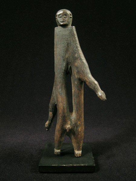 Indonesian Tribal Art - Wood charm, Dayak, Borneo