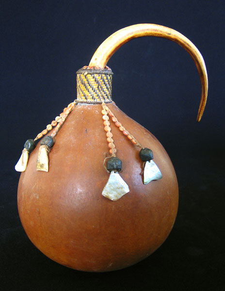 Oceanic Art - Lime gourd, Massim, Papua New Guinea