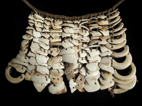 Oceanic Art - Shell cache-sex, Gnau culture, Papua New Guinea