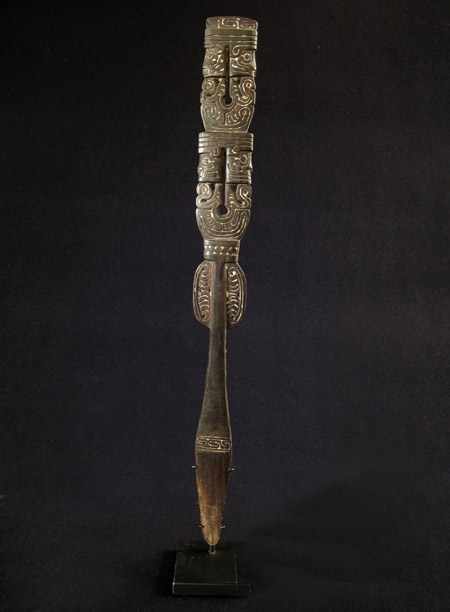 Oceanic Art - Lime spatula, Massim, Papua New Guinea