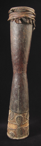 Oceanic Art - Drum, May River, Papua New Guinea, view 1