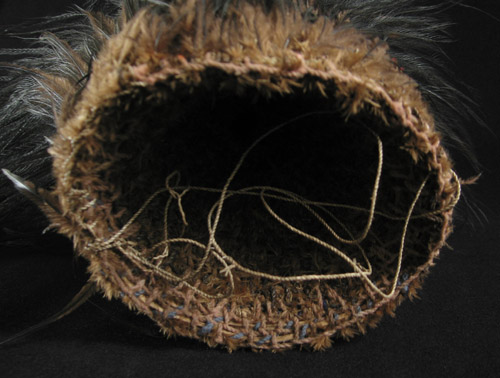 Oceanic Art - Cassowary feather headdress, Western Highlands, Papua New Guinea, bottom