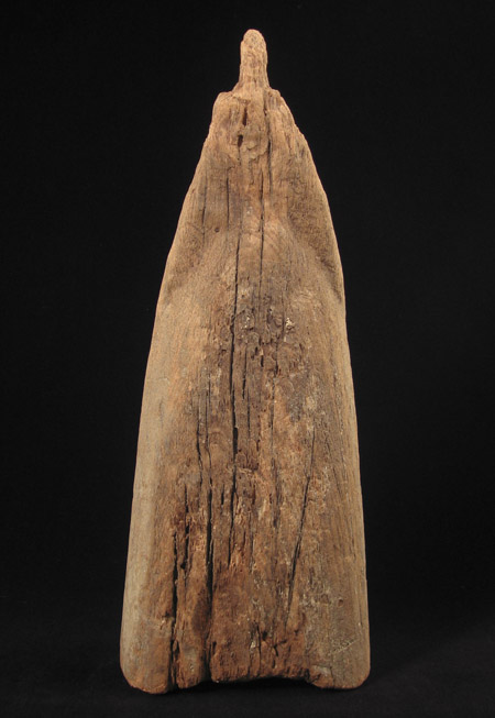 Oceanic Art - Alligator canoe prow, Sepik River, Papua New Guinea, back