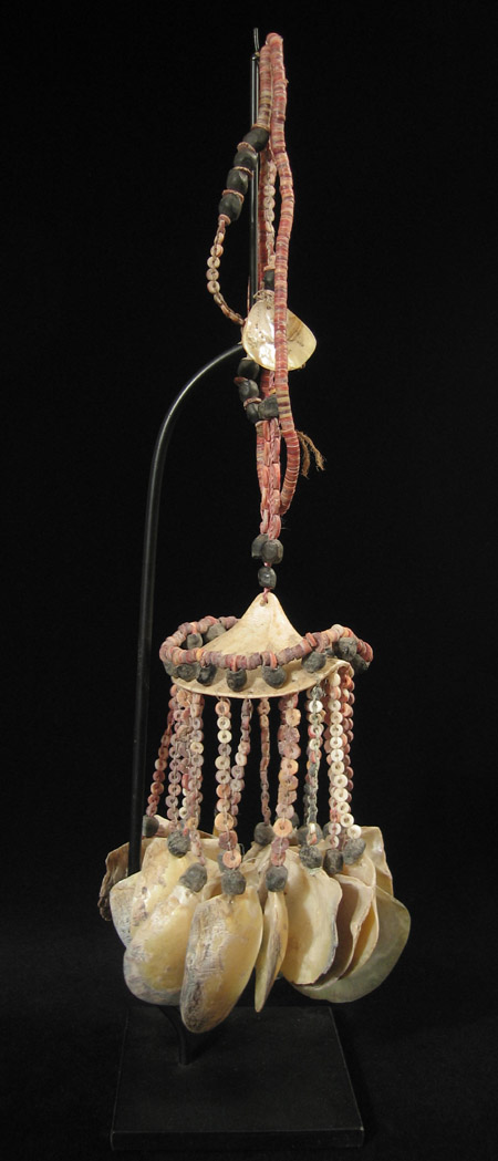 Oceanic Art - Kula trade shell necklace, Trobriand Islands, left