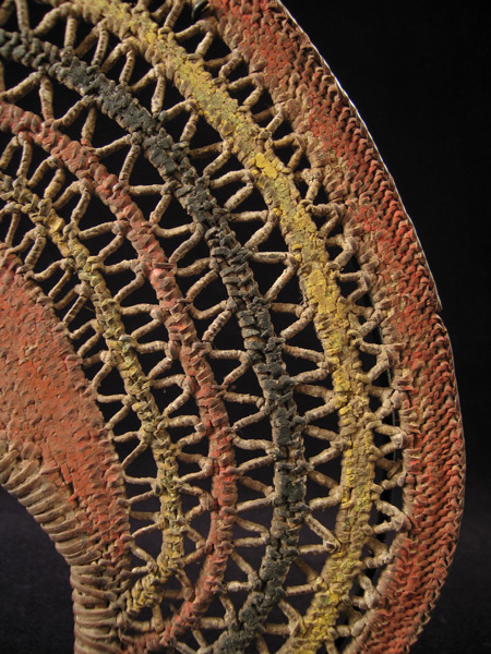 Oceanic Art - Woven yam headdress, Abelam, Papua New Guinea, detail
