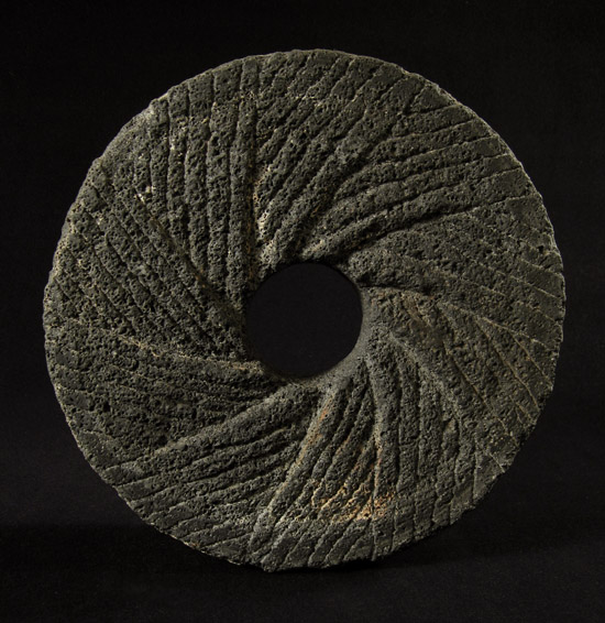 Oceanic Art - Volcanic millstone, South Seas