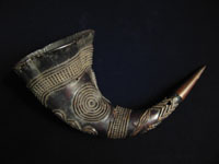 African Tribal Art - Drinking horn, Cameroon