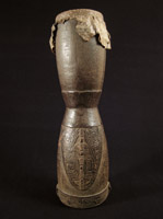Oceanic Art - Kundu drum, Schouten Islands, Papua New Guinea
