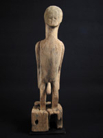 Indonesian Tribal Art - Wood male figure, Madagascar Island $5900