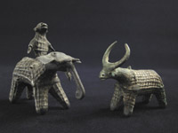 Asian Tribal Art - Bronze animal figures, Kondh, Orissa, India