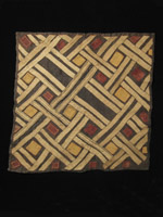 African Tribal Art - Dance skirt panel, Kuba, D.R.Congo