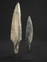 Art of the Americas - Stone Mayan spear points, Guatemala