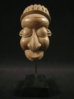African Tribal Art - Terracotta pipe bowl, Bamileke, Cameroon