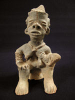 African Tribal Art - Maternity figure, Igbo, Nigeria