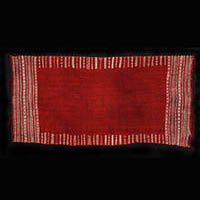 Tunisian textile - Wool Chenini baknough - tt125