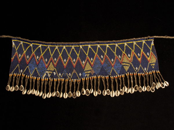 African Tribal Art - Beaded cache-sex, Kirdi, Cameroon