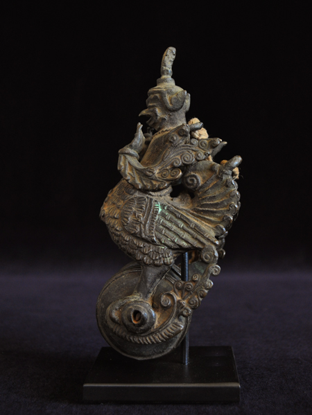 Bronze temple pulley, Burma