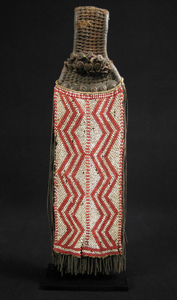 African Tribal Art - Beaded cache-sex, Kirdi, Cameroon