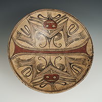 Bat Dish, Cocl&eacute; Culture, Panama