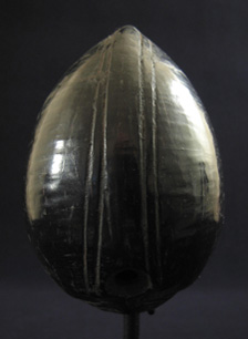 Asian Tribal Art - Coconut hookah bowl, Nepal, two 