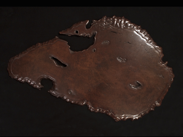 Burl wood base, Japan
