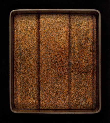 Suzuribako writing box, Japan - interior view