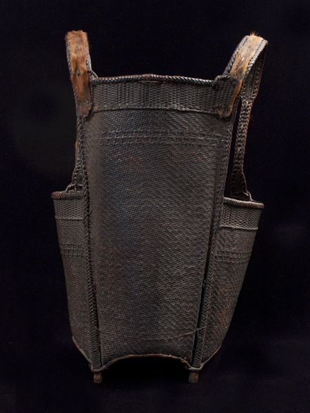 Backpack carrier, Katu, Central Vietnam Highlands, back side