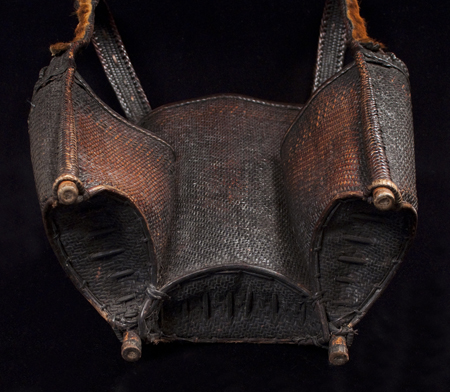 Backpack carrier, Katu, Central Vietnam Highlands, bottom view