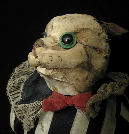 Curiosities - Puss 'n boots puppet, Europe, face
