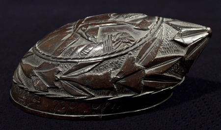 Coconut Drinking Cup, Central America, right side