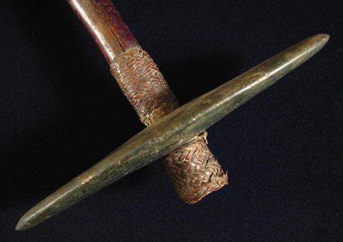 Oceanic Art - Kukukuku club, Morobe Province, Papua New Guinea, stone