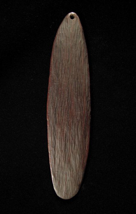 Oceanic Art - Bullroarer, Central Desert, Australia, back