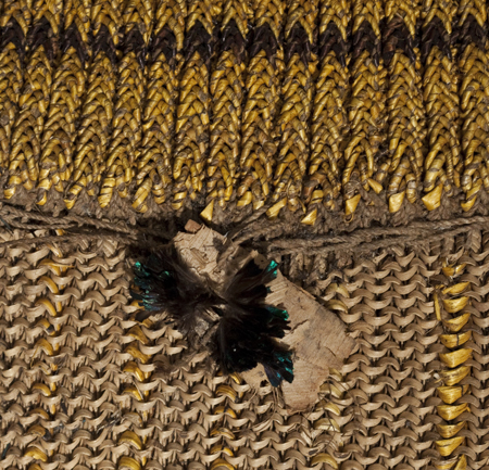 Cuirass, Dani people, Baliem Valley, West Papua, feathered charm